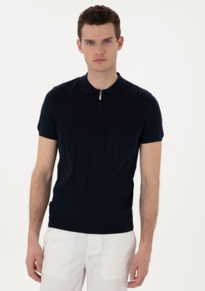 PİERRE CARDİN Lacivert Erkek Slim Kazak