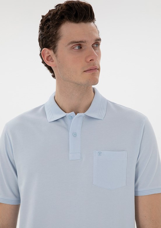 PİERRE CARDİN Mavi Erkek Regular T-Shirt