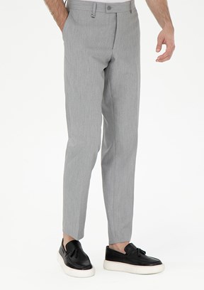 PİERRE CARDİN Gri Erkek Slim Pantolon