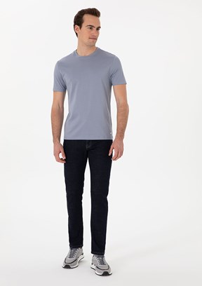 PİERRE CARDİN Lacivert Erkek Slim Jean Pantolon