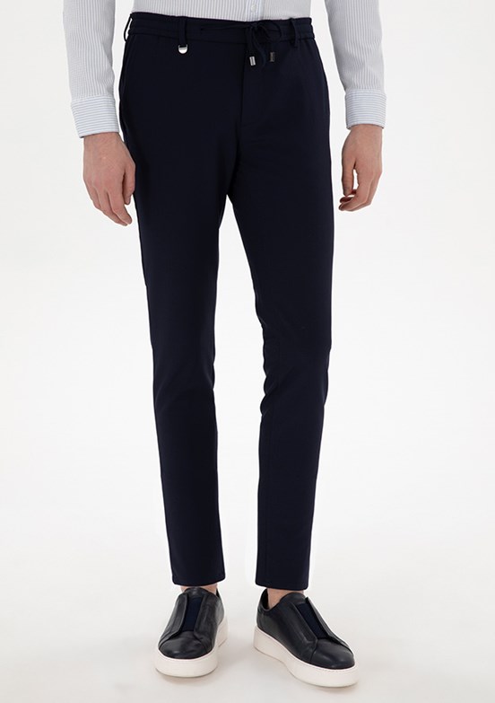 PİERRE CARDİN Lacivert Erkek Basic Pantolon