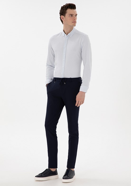PİERRE CARDİN Lacivert Erkek Basic Pantolon