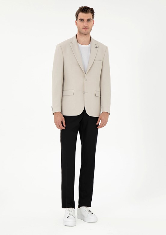 PİERRE CARDİN Siyah Erkek Slim Pantolon