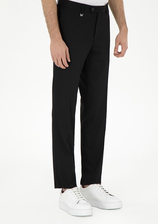 PİERRE CARDİN Siyah Erkek Slim Pantolon