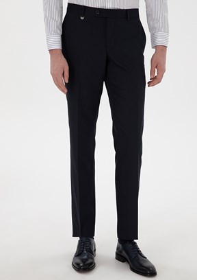 PİERRE CARDİN Lacivert Erkek Slim Pantolon