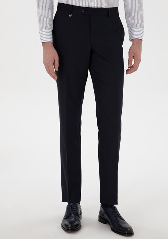 PİERRE CARDİN Lacivert Erkek Slim Pantolon