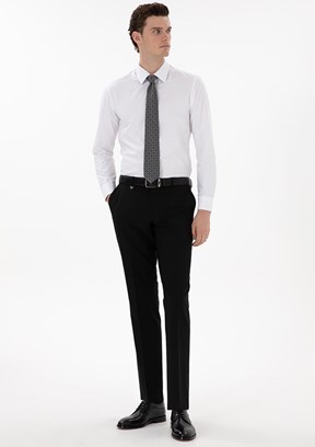 PİERRE CARDİN Siyah Erkek Slim Pantolon