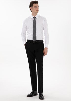 PİERRE CARDİN Siyah Erkek Slim Pantolon
