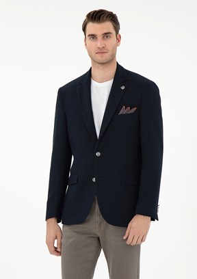 PİERRE CARDİN Lacivert Erkek Slim Ceket