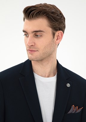 PİERRE CARDİN Lacivert Erkek Slim Ceket
