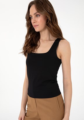 PIERRE CARDIN Siyah Kadın Baskılı T-Shirt