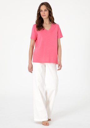 PIERRE CARDIN Pembe Kadın Regular T-Shirt