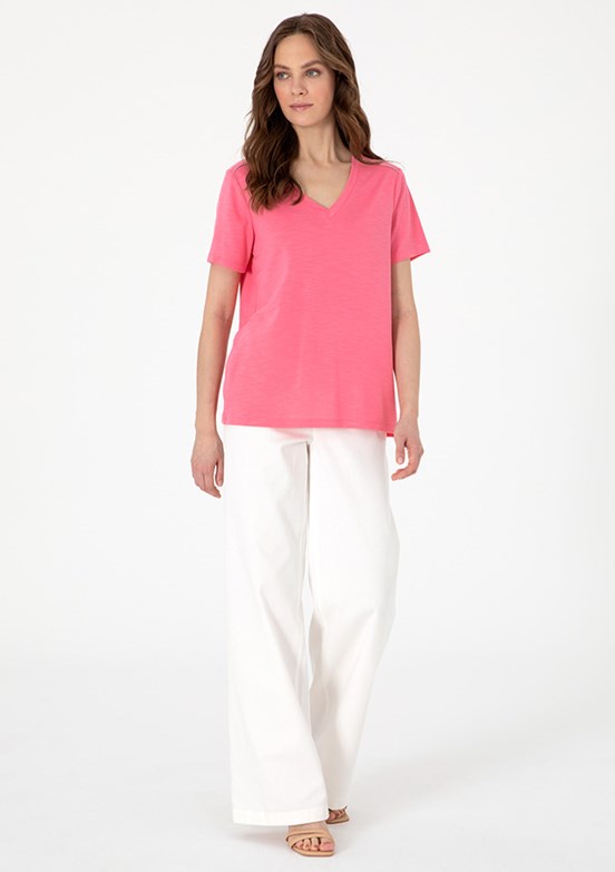PIERRE CARDIN Pembe Kadın Regular T-Shirt