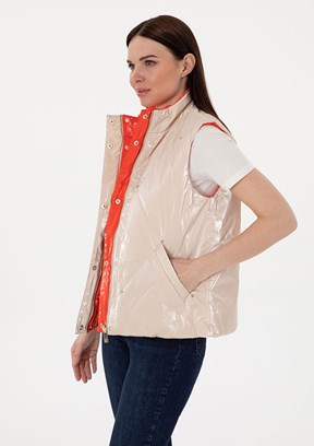 PIERRE CARDIN Bej Kadın Regular Mont