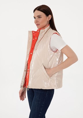 PIERRE CARDIN Bej Kadın Regular Mont