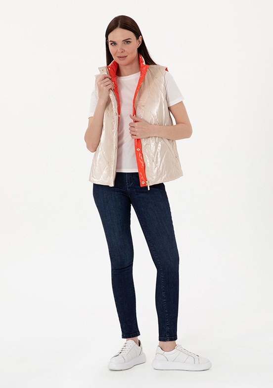 PIERRE CARDIN Bej Kadın Regular Mont