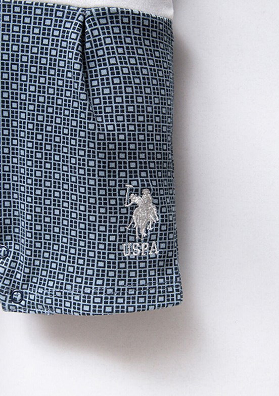 US POLO ASSN Beyaz Erkek Bebek Tulum Elbise