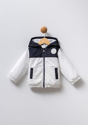 US POLO ASSN Lacivert Erkek Bebek Yağmurluk Mont