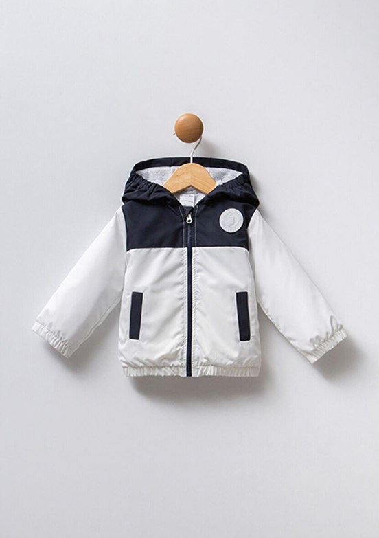 US POLO ASSN Lacivert Erkek Bebek Yağmurluk Mont