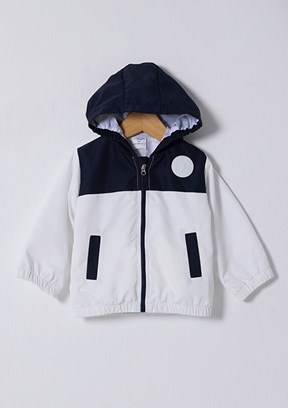 US POLO ASSN Lacivert Erkek Bebek Yağmurluk Mont