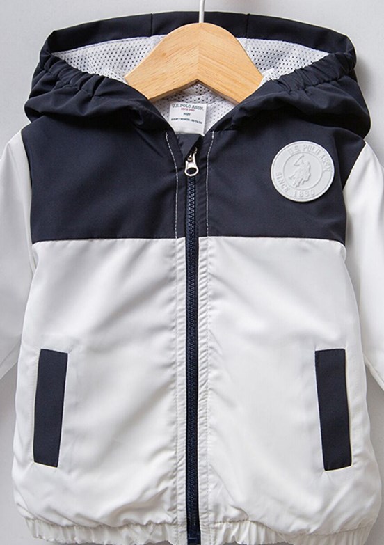 US POLO ASSN Lacivert Erkek Bebek Yağmurluk Mont
