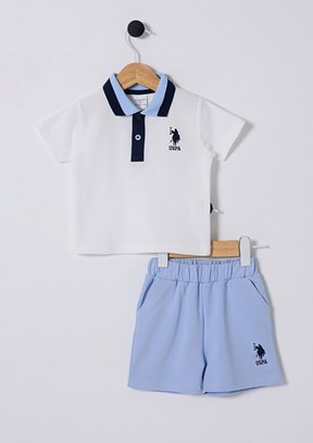 US POLO ASSN Çok Renkli Erkek Bebek Eşofman Takımı