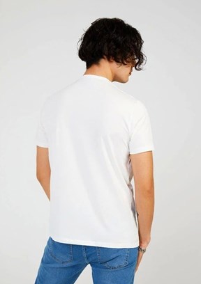THE CROW Ride - TC7121 Erkek Beyaz Baskılı T-Shirt