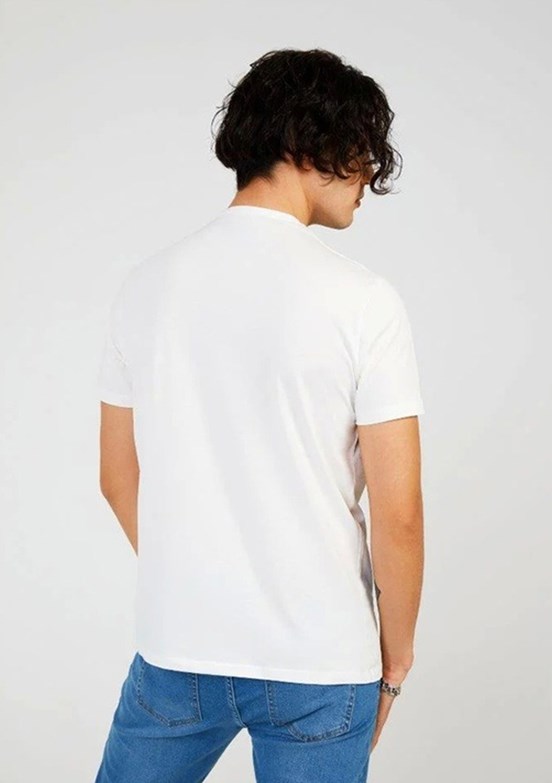 THE CROW Ride - TC7121 Erkek Beyaz Baskılı T-Shirt