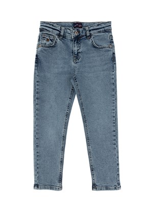 US POLO ASSN Mavi Erkek Çocuk Slim Jean Pantolon