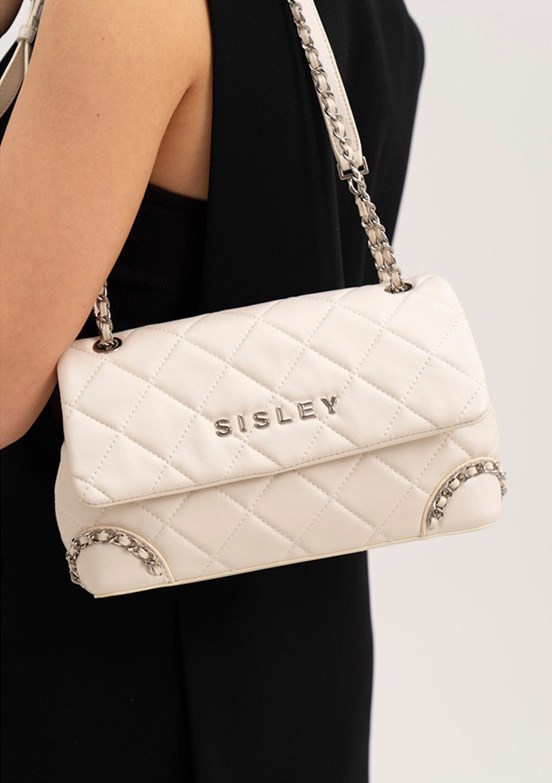 SISLEY Beyaz Kadın Kol Çantası