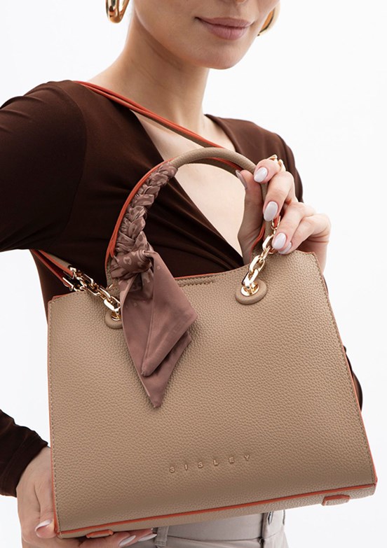 SISLEY Camel Kadın El Çantası