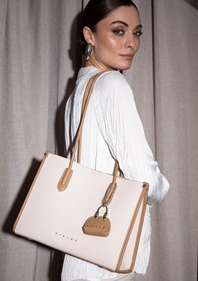 SISLEY Bej-Camel Kadın Kol Çantası