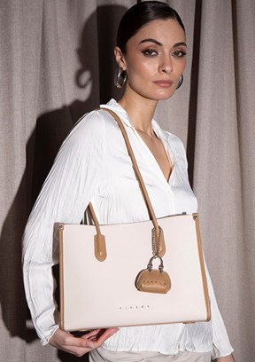 SISLEY Bej-Camel Kadın Kol Çantası