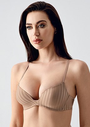 NEW BRA Kahverengi Kadın Desteksiz Sütyen