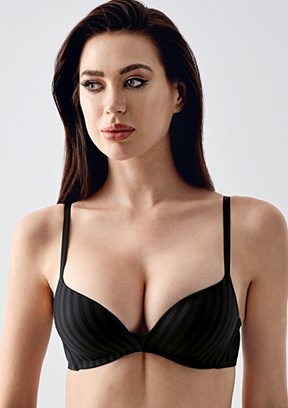 NEW BRA Siyah Kadın Desteksiz Sütyen