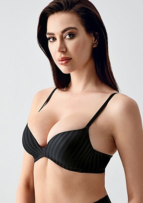 NEW BRA Siyah Kadın Desteksiz Sütyen