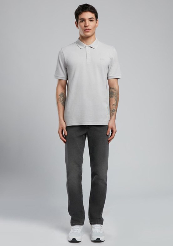 LEE COOPER Twins Taş Rengi Erkek Polo Yaka T-shirt
