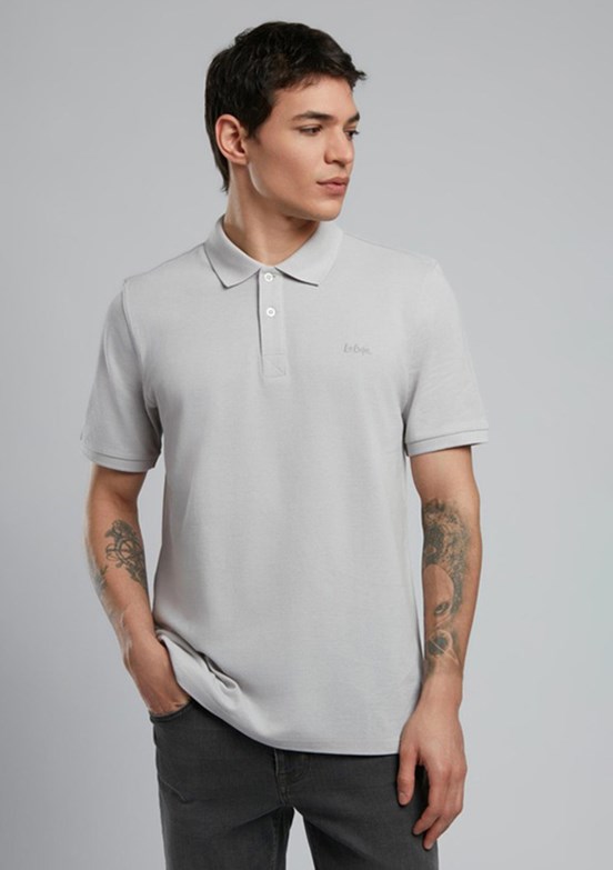 LEE COOPER Twins Taş Rengi Erkek Polo Yaka T-shirt