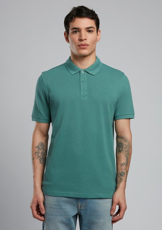 LEE COOPER Twins Çağla Yeşili Erkek Polo Yaka T-shirt