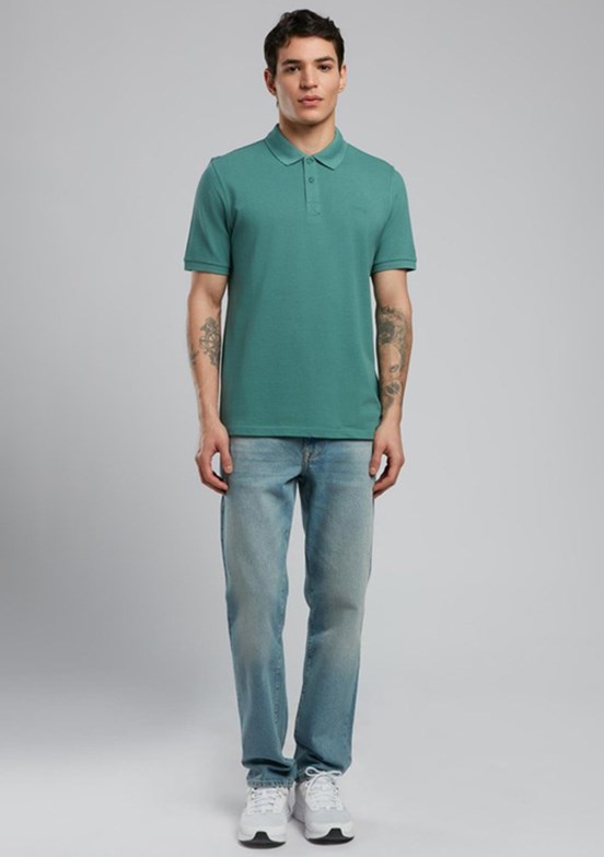 LEE COOPER Twins Çağla Yeşili Erkek Polo Yaka T-shirt