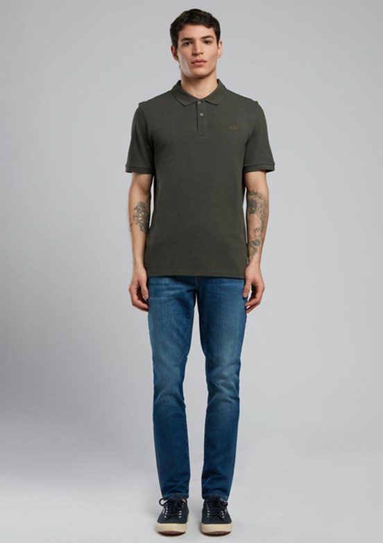 LEE COOPER Twins Olive Erkek Polo Yaka T-shirt