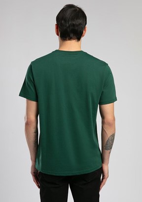 LEE COOPER Stew Zümrüt Erkek O Yaka T-shirt