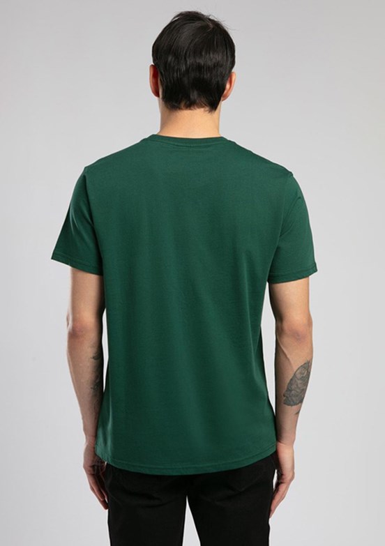 LEE COOPER Stew Zümrüt Erkek O Yaka T-shirt