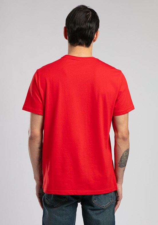 LEE COOPER Stew Kırmızı Erkek O Yaka T-shirt