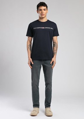 LEE COOPER Stew Lacivert Erkek O Yaka T-shirt