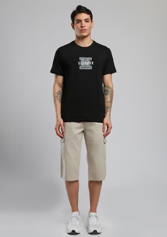 LEE COOPER Bart Siyah Erkek O Yaka T-shirt