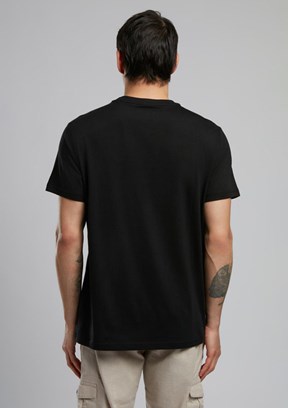 LEE COOPER Bart Siyah Erkek O Yaka T-shirt