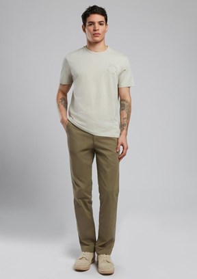 LEE COOPER Codrin Taş Rengi Erkek O Yaka T-shirt