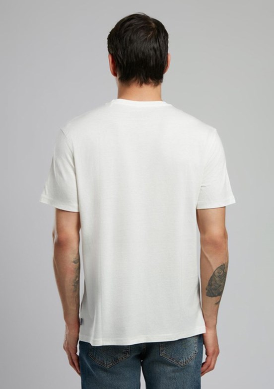LEE COOPER Capela Ekru Erkek O Yaka T-shirt