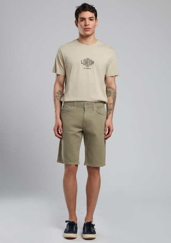 LEE COOPER Lonceso Haki Erkek Dokuma Şort